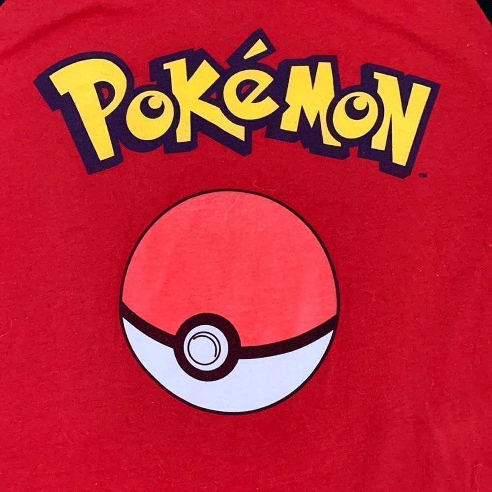 Pokémon Graphic T-shirt L Boys Red